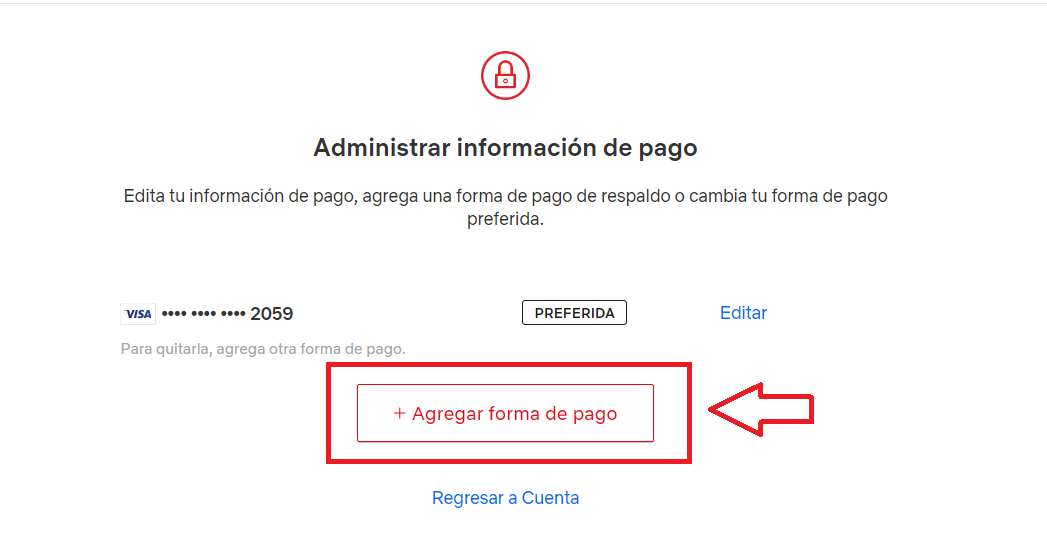 como cancelar netflix de mi tarjeta de credito