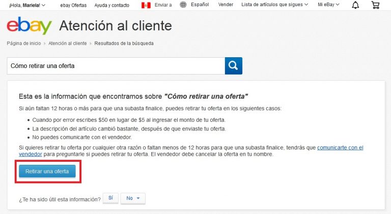 ¿Cómo cancelar una compra en eBay por error? 2 como cancelar una compra en ebay por error