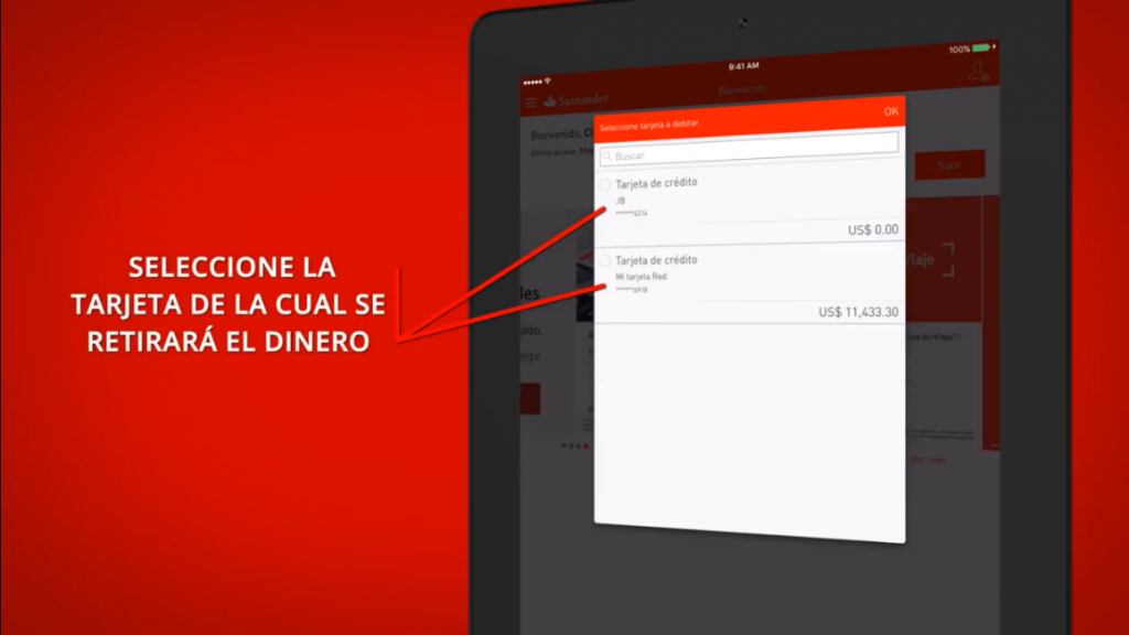 como sacar efectivo con la tarjeta de credito santander rio