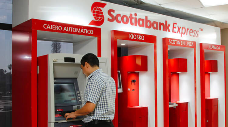 deposite rapidamente en cajeros scotiabank descubra la ubicacion de los cajeros mas cercanos