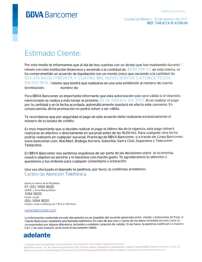 requisitos para tramite de tarjeta de credito bancomer