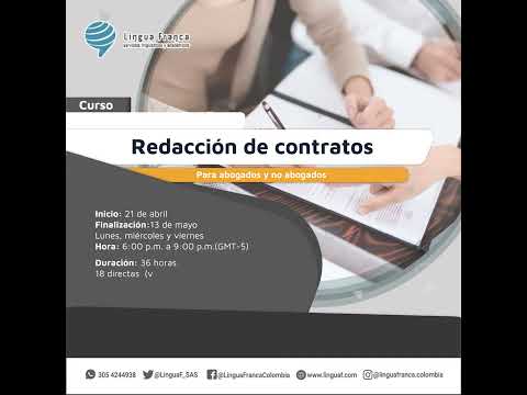 taller de redaccion de contratos y documentos juridicos todo lo que debes saber